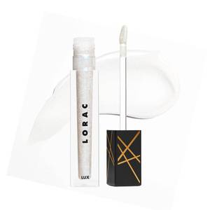 lot 6060 image: LORAC LUX Diamond Lip Gloss  Genuine Diamond Dust  Non-Sticky  High Tide White