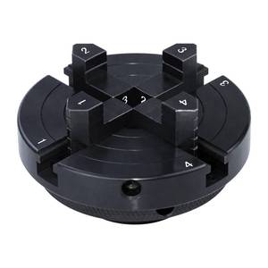 lot 6088 image: DEEFIINE 4 Inch Wood Lathe Chuck Set 1 x 8 tpi & 34x16TPI Adapter, Self Centering 4 Jaw Wood Turning Chuck