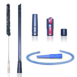 lot 6113 image: Dryer Vent Cleaner Kit & Refrigerator Condenser Coil Brush-Dryer Lint Brush Vent Trap Cleaner-Vacuum Attachment for Small Crevice-Dryer Cleaner Brush used