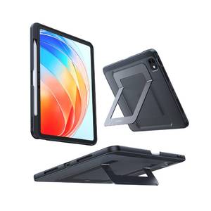 lot 6126 image: TORRAS Ostand K1 Guardian for iPad Pro 11 inch Case M5 2025 & 2024 M4, Ultra Stable Stand, Multiple Adjustable Viewing Angles, Slim Protective Kickstand iPad Pro 11 Case with Pencil Holder, Black
