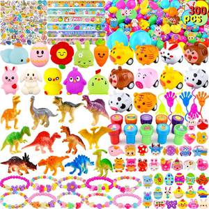lot 9389 image: bider 300 pcs Bulk Easter Eggs filled with Toys Inside 100 PACK Easter Egg Fillers Easter Eggs Stuffed Plastic easter basket stuffers Easter Egg Hunt Party Favors Kids Boys Girls