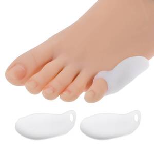 lot 10444 image: Dimeho Tailors Bunion Pads 8 Pack Soft Gel Bunionette Cushions Pinky Toe Protector Tailors Bunion Corrector for Pain Relief fit Women Men Gel Bunion Shiel for Foot