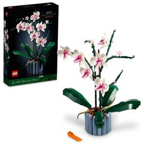lot 11458 image: LEGO Botanicals Orchid - Artificial, Fake Indoor Flowers Building Set for Home, Kitchen, Desk Decoration, Adults Ages 18 - Gift for Birthdays - 10311