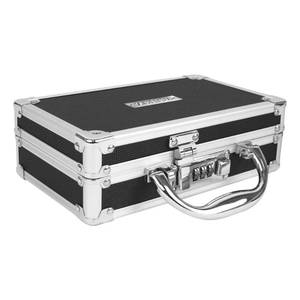 lot 12281 image: Vaultz Locking Medicine Case with Combination Lock - Portable Lock Box Briefcase for Medications, Cash & Valuables, Organized Storage Case with Handle, 1 Pack