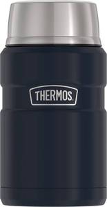 lot 12296 image: THERMOS Stainless King Vacuum-Insulated Food Jar, 24 Ounce, Midnight Blue