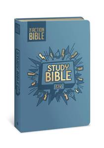 lot 12316 image: The Action Bible Study Bible ESV, Leathersoft, Blue, Full Color (Action Bible Series)