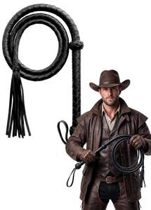 lot 12356 image: BROSAG Riding Whip for Equestrian Sport, Faux Leather Horse Whip for Dressage 59 Long Accessory for Horse Sport, Black