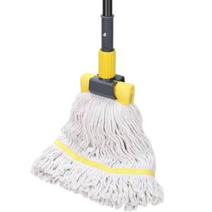 lot 13580 image: KeFanta Commercial Mop Heavy Duty Industrial Mop with Long Handle,60 Looped-End String Wet Cotton Mops for Floor Cleaning,Home,Kitchen,Office,Garage and ConcreteTile Floor