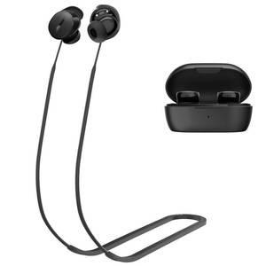 lot 14264 image: PUCGUE Anti-Lost Strap Compatible with Bose New QuietComfort Earbuds (2024), Soft Silicone Sports Lanyard for Bose New QC Earbuds, Anti-Slip Neck Rope Cord (Black)