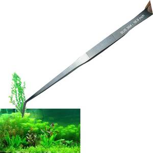 lot 14274 image: Fecsam Extra Long Tweezers, Feeding Tongs, 18.9 inch Aquarium Stainless Steel Large Aquascape Tools for Fish Tank, Terrarium��Aquascaping, Reptile Snake (Curved)