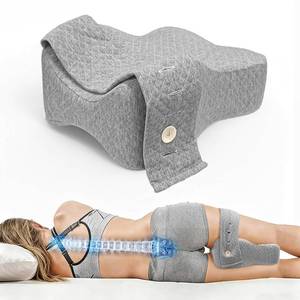 lot 14288 image: WRAERC Knee Pillow for Side Sleepers, Memory Foam Leg Pillow for Sleeping Blood Circulation & Elevating Spine Aligning, Relief for Sciatica, Back, HIPS, Knees, Joints, Support for Surgery Recovery