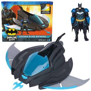 lot 15677 image: DC Comics, Batman Ninja Strike Katana Blade Batwing and 6 Action Figure, Super Hero Kids Toys for Boys and Girls Ages 3 & Up