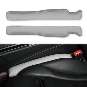 lot 15693 image: Aerovia 2Pack Leather Car Seat Gap Filler �� Anti-Drop Console Organizer, Scratch-Resistant Waterproof Easy to Clean, Fits 90% Vehicles Without Blocking Seat Movement