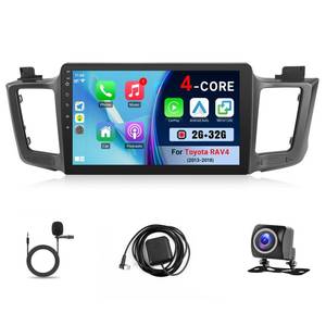 lot 15699 image: KuTaiTai Car Radio Stereo for Toyota RAV4 2013-2018 with Wireless Carplay Android Auto, 232GB 10.1-inch IPS Touchscreen Head Unit Radio Replacement with GPS Navigation Bluetooth WiFi FM Rear Camera