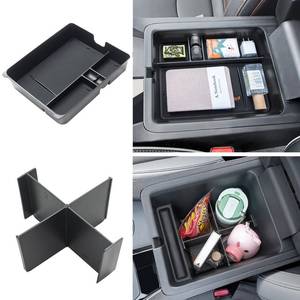 lot 16312 image: PIMCAR 2-Piece Center Console Organizer & Armrest Divider Set for 2023-2026 Honda Pilot, 2024-2026 Honda PassportRidgeline, Custom Fit Durable ABS Plastic Storage Tray