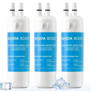 lot 16366 image: BOGDA W10295370A Water Filter Replacement Compatible with Whirlpool, Kenmore, and Maytag Replaces EDR1RXD1, WHR1RXD1, Filter 1, KAD1RXD1, P8RFWB2L, P8WB2L, P4RFWB, P5WB2L, 46-9081, 9930, 3 Packs