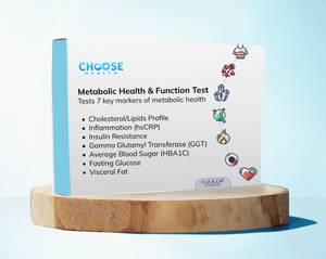 lot 16373 image: Choose Health 7-in-1 Metabolic Health Test  Cholesterol, Average Blood Sugars, Insulin Resistance And Many More  At-Home Test Kit  Not avail in NY, RI