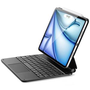 lot 16386 image: ESR for iPad Air 11 inch Case with Keyboard M4M3M2 (202620252024), iPad Pro 11 & Air 54th Magic Keyboard Case, Easy-Set Floating Cantilever Stand, Precision Multi-Touch Trackpad, Black