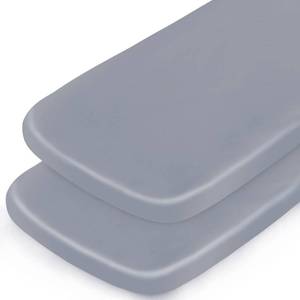 lot 16393 image: Bassinet Sheets for Baby Boy Girl, Satin Bedside Sleeper Sheets to Fit Mika Micky&Baby Delight&Dream On Me&Baby Joy Bassinet, Bassinet Sheet for Baby Hair (33x20x5) Silk Bassinet Sheets, Grey