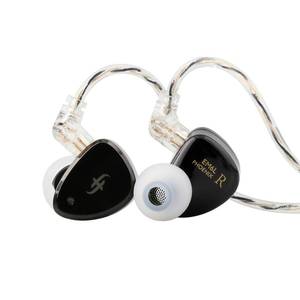 lot 16399 image: Linsoul SIMGOT EM6L 1DD  4BA Hybrid Driver in-Ear Monitor, Gaming Earbud, HiFi IEM Earphone with 3D-Printed Resin Housing, Detachable OFC Silver-Plated Cable for Musician Audiophile