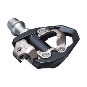 lot 18135 image: SHIMANO PD-ES600 SPD Clipless Bike Pedal Cleat Set Included Single Sided