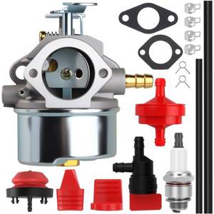 lot 18160 image: Hsbxbx 640052 Carburetor Compatible with Tecumseh 640349 640054 640058 640058A 640052 HMSK80 HMSK85 HMSK90 HMSK100 HSMK110 LH318A LH358SA 8HP 9HP 10HP Snowblower Generator Chipper Shredder