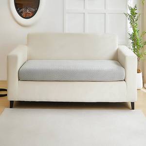 lot 18171 image: Yoovat Couch Cushion Covers for Sofa Couch Covers Wear-Resistant Universal Sofa Cover Washable Stretch for Sectional Slipcovers (Texture-Light Gray,Large Double Seat Cover)