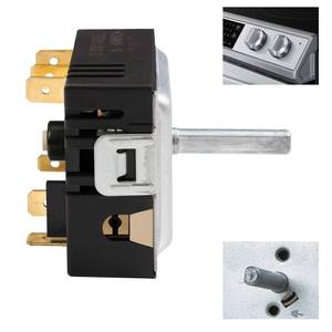 lot 18191 image: DG44-01006D Range Surface Element Control Switch for Samsung Range �� OEM Replacement Energy Regulator �� Fits for Samsung PER001-02D Model, AP7031847, PS16633253, EAP16633253, DG44-01006D, 18A, D-Cut