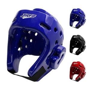 lot 18198 image: JHOFIF Youth & Adult Boxing Helmet, Martial Arts Sparring Headgear for Karate, Kickboxing, Taekwondo & MMA TrainingCompetition - Waterproof and Breathable, Adjustable Velcro Strap, 3 Colors