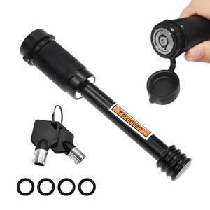 lot 18201 image: Ohleats Hitch Receiver Pin Lock, Anti-Theft Trailer Receiver Lock with 58 Pin & Rotating Head, Towing Hitch Lock Compatible with Bike Rack Hitch Ball Tow Rope, Car Accessories