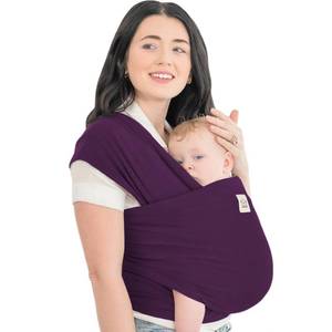 lot 19152 image: KeaBabies Baby Wrap Carrier - All in 1 Original Baby Carrier Newborn to Toddler Sling, Easy to Wear, Hands Free Bonding, Lightweight, Breathable Infant Wraps (Royal Purple)