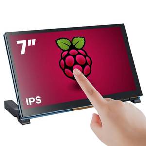 lot 19171 image: Hosyond 7 Inch Touchscreen IPS DSI Display Compatible with Raspberry Pi 543, 800x480 Pixel Capacitive Screen MIPI Driver-Free Interface