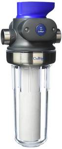 lot 19233 image: Culligan WH-S200-C Whole House Water Filter Housing �� 34 InletOutlet, Standard Duty, Sediment Filtration System, Clear Housing, Pressure Relief Valve, NSF Certified