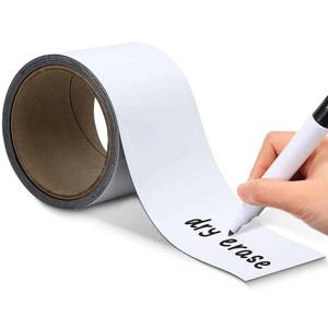 lot 20165 image: Houseables Magnetic Strip, Magnetic Tape, Magnet Tape, 3 IN x 10 FT, Magnet Roll, Dry Erase Label, Strips for White Board, Write On Labels, Whiteboard Sheet, Dry Erase Sheet, Writable, Wipe Off, Blank