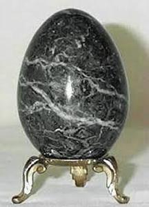 lot 10456 image: Stone egg decoration