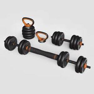lot 13614 image: Multifunctional Dumbbell Set with Adjustable Weights