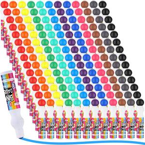 lot 1648 image: Crtiin 180 Pcs Bingo Daubers Bulk in 12 Colors, 0.5 Oz, Assorted Colors Set of Bingo Markers Dot Markers Dot Paint Craft Ideal for Art and Crafts Painting Supplies Drawing Coloring