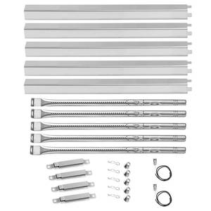 lot 3254 image: Grill Replacement Parts for Charbroil Performance 5 Burner 463448021 463450022 463451022, 4 Burner 463365021, 463366022 463352521, G325-0002-W1 Heat Plate, G327-2100-W1 Burner, Igniter, Crossover Tube