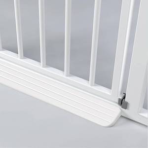 lot 4016 image: ECHOSOLAR Support Feet for BabyPetDog Gate, Reinforcement Accessories, Suitable for StairsHallwayDoorways, Avoid Tripping, Easy Walk Through