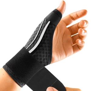 lot 4055 image: FREETOO Stable CMC Thumb Brace for De quervains tenosynovitis��Thumb Splint Right Hand or Left Hand for Trigger Thumb,Thumb Stabilizer for Arthritis,Tendonitis, Joint Pain,Sprain White Left L