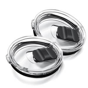 lot 4087 image: 2Pcs 30oz Replacement Yeti Tumbler Lids, Only for Yeti 30 oz Tumbler, 14 oz Mug, with Strong Magnetic Slider Switch, Good Spill Proof Effect Coffee Cup Travel Cover Lids, BPA Free
