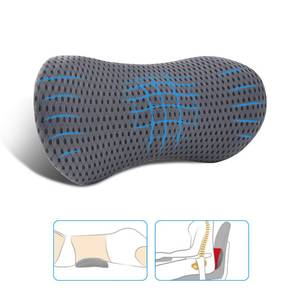 lot 4089 image: FOUSUPDT Lumbar Pillow, Memory Foam Lumbar Support Pillow for Office Chair and Car Seat, Back Support Pillow for Lower Back Pain Relief, Support Cushion Back Pillow for Sleeping, Driving, Resting