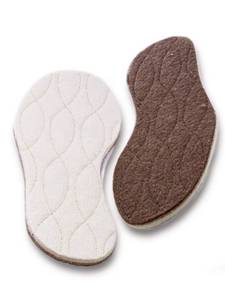 lot 6225 image: pedag Kids Keep Warm Insulating Insoles, Made in German, Quilted Lamb Wool, Felted Bottom, Cork Inner Layer, All Natural Materials, Walker 67 EU 2223