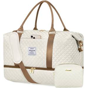 lot 9410 image: LOVEVOOK Travel Duffle Bag,Weekender Bags for Women with Shoe Compartment,Carry on Overnight Bag with Toiletry Bag,Gym Duffel Bag with Wet Pocket,Hospital Bags for Labor and Delivery