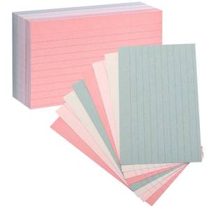lot 10483 image: Mr. Pen- Lined Index Cards, 3x5, 180 Cards, Morandi Colors, Bulk 3x5 Index Cards, Flashcards for Studying, School, College, Office and Home Organization, To Do List Note Cards with Ruled Lines