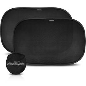 lot 10495 image: CARAMAZ Car Window Shade for Baby with Certified UV-Protection 2 Pack - 20x12