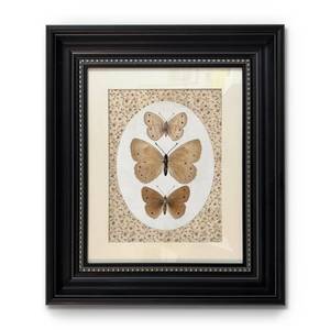 lot 11501 image: razliubit Black Framed Butterfly Wall Art, Replaceable Vintage Painting Wall Decor Ready to Hang, Retro Aesthetic Artwork Home Decor, 11.5x13.5 Inch