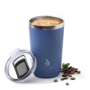 lot 11549 image: Ideus 20 oz Tumbler, Travel Coffee Mug with Splash Proof Sliding Lid, Double Wall Stainless Steel Vacuum Insulated Coffee Mug for Home and Office, Keep Beverages Hot or Cold, Ocean Blue