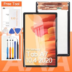 lot 11594 image: Screen Replacement For Samsung Galaxy Tab A7 10.4 SM-T500 SM-T505 LCD Display Touch Screen Digitizer Full Assembly,with Tools(Black)
