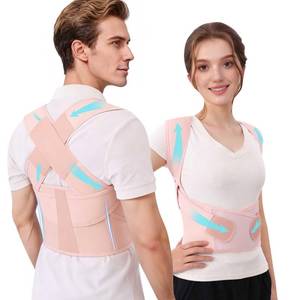 lot 12016 image: Ycctvar Back Brace Posture Corrector for Women And Men Support Straightener Scoliosis Upper Highest Rated Hunchback Thoracic Device Straps Upright Full Shoulder Fixer Body Poster Trainer Pink XXX-Large